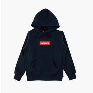 Authentic Black SUPREME hoodie with box logo!